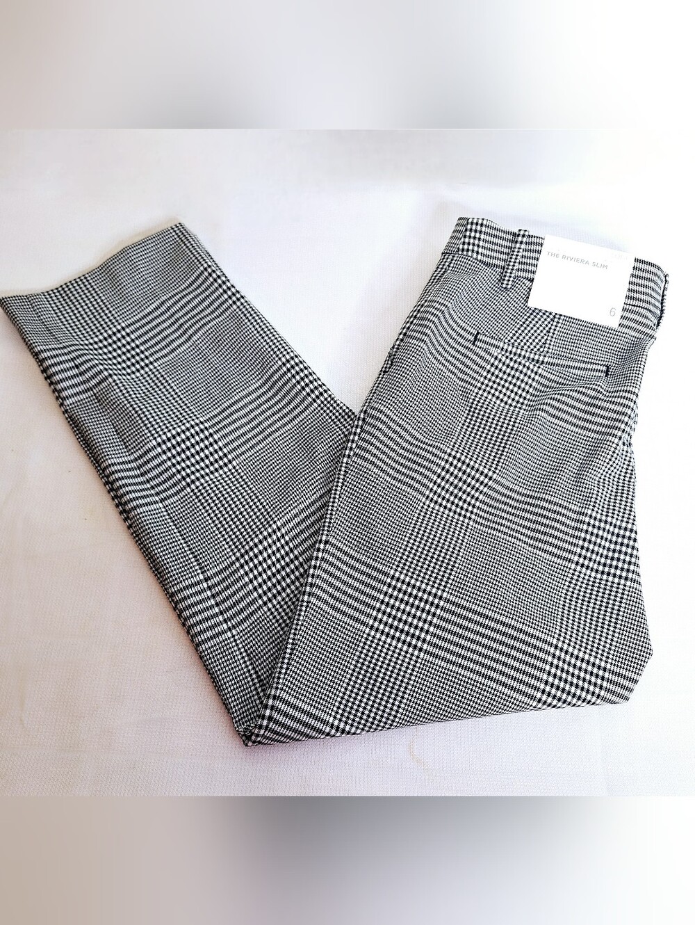 NWT Loft "The Riviera Slim" Career, Office, Houndstooth, Professional Slacks.